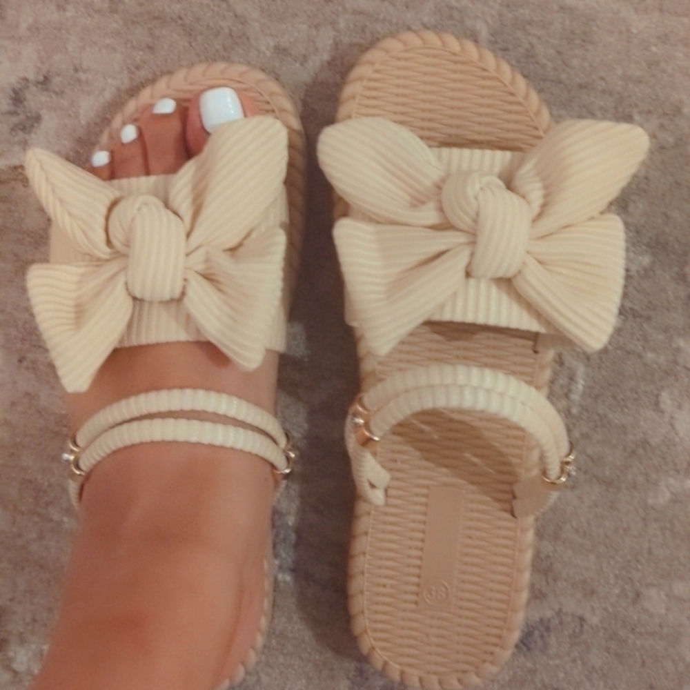 Slip on Bowknot sandals